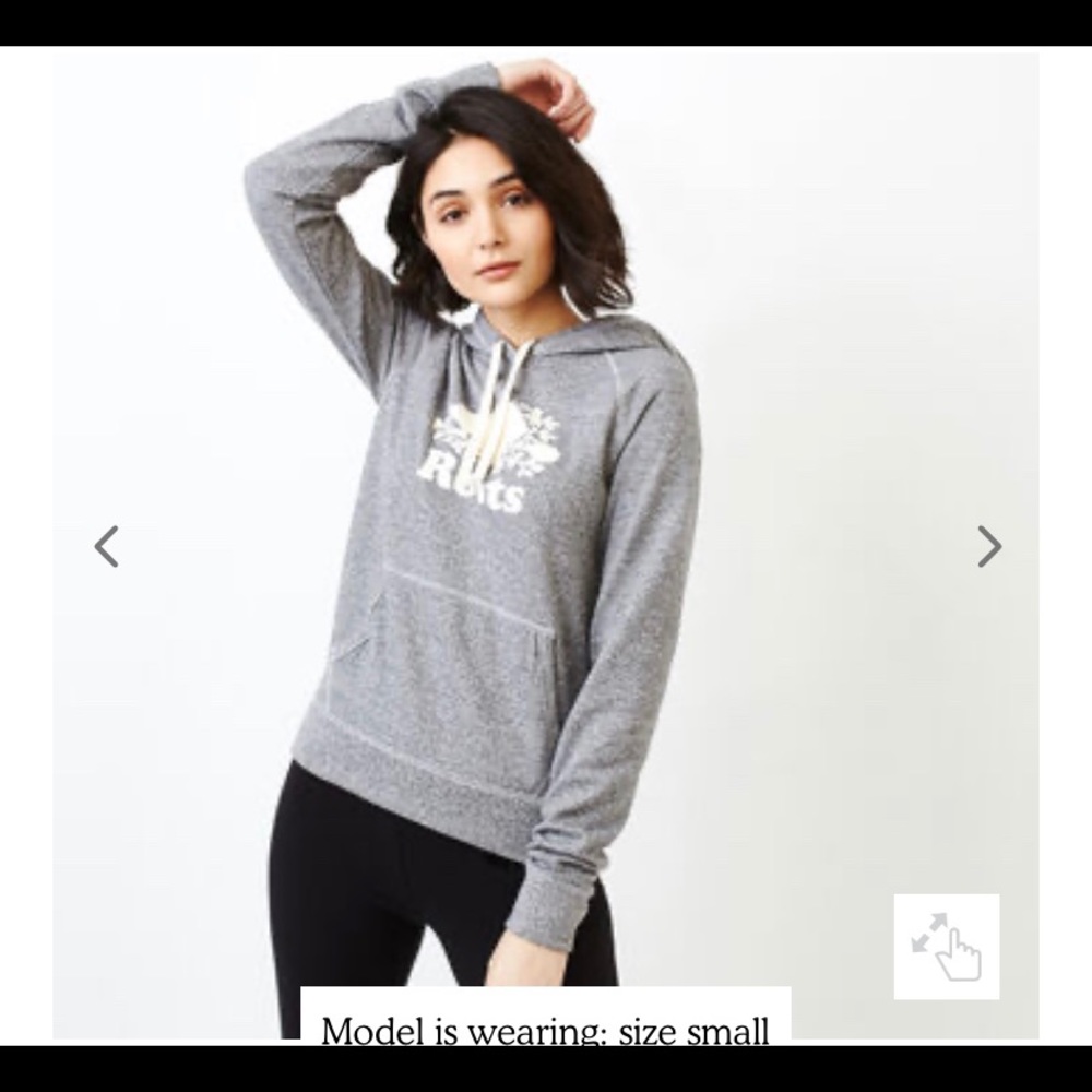 ROOTS salt and pepper original sweatshirt